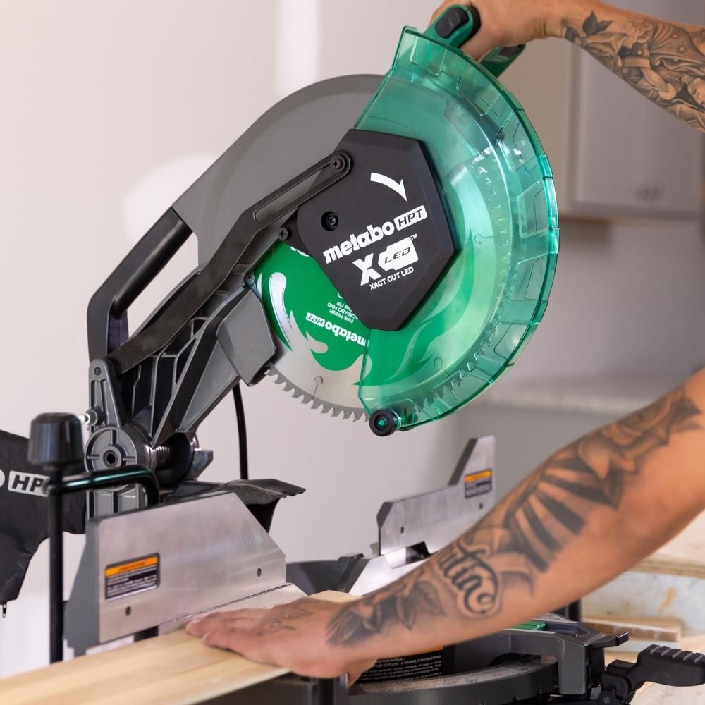 Metabo HPT Dual Compound Miter Saw 12in, large image number 10