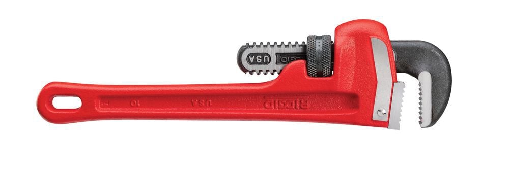 Ridgid 10 Inch Heavy-Duty Straight Pipe Wrench, large image number 2