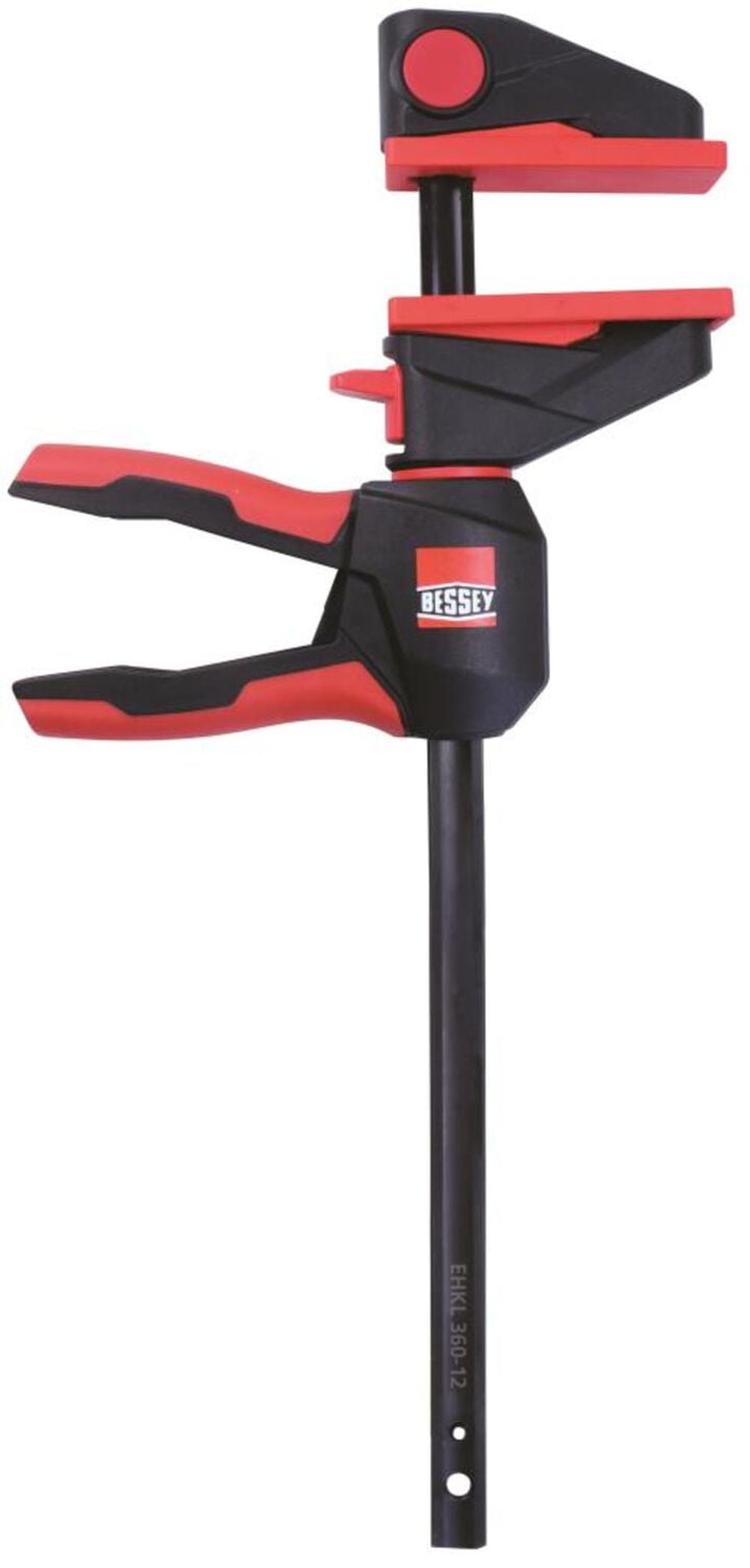 Bessey 12 Inch Trigger Clamp and Spreader 360 Rotating Handle One-Hand Bar Clamps