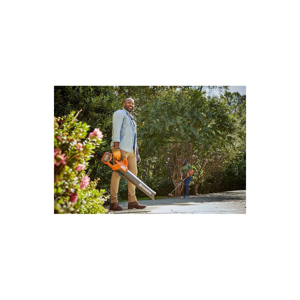 Husqvarna 203iB 650 Cfm 36V Li-Ion Battery-Powered Leaf Blower with Battery, large image number 8
