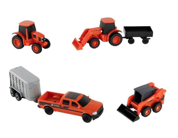 Kubota Parts 1:64 Scale Farm Toy Value Set 20 Pieces, large image number 1