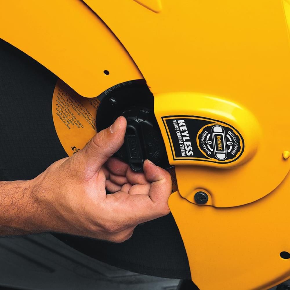 DEWALT HEAVY-DUTY 14in 5.5HP CHOP SAW WITH QUICK-CHANGE (D28715), large image number 8