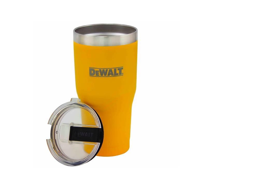 DEWALT 30 Oz. Yellow Powder Coated Tumbler, large image number 4