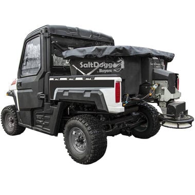 Buyers Products Company SaltDogg 0.40 Cubic Yard Electric Black Poly Hopper Spreader