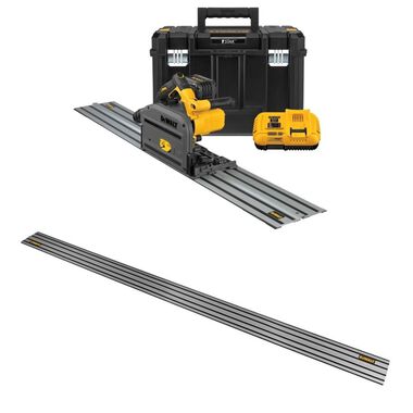 DEWALT 102 Inch TrackSaw Track & 60V MAX Cordless Track Saw Kit Bundle
