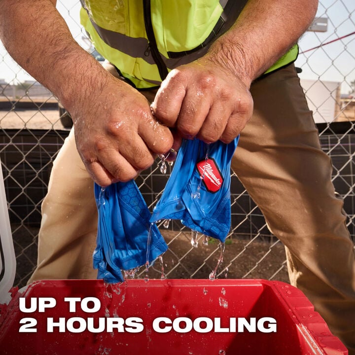 Milwaukee Cooling Neck Gaiter Blue, large image number 3