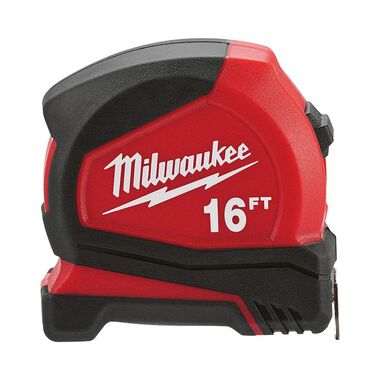 Milwaukee 16 ft. Compact Tape Measure, large image number 0