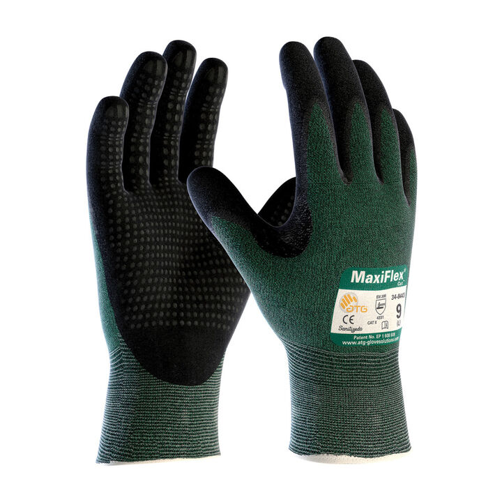 Protective Industrial Products Green MaxiFlex Cut Seamless Knit Engineered Yarn Gloves Small 12 Pairs
