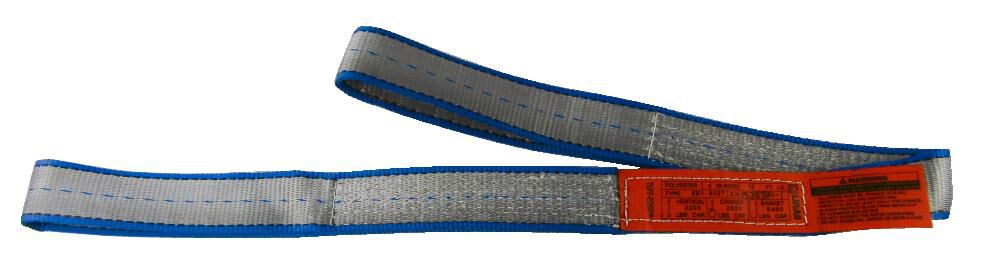 Lift-All 2 Inch Flat Eye & Eye 1-Ply Tuff-Edge Poly Web Sling, large image number 1