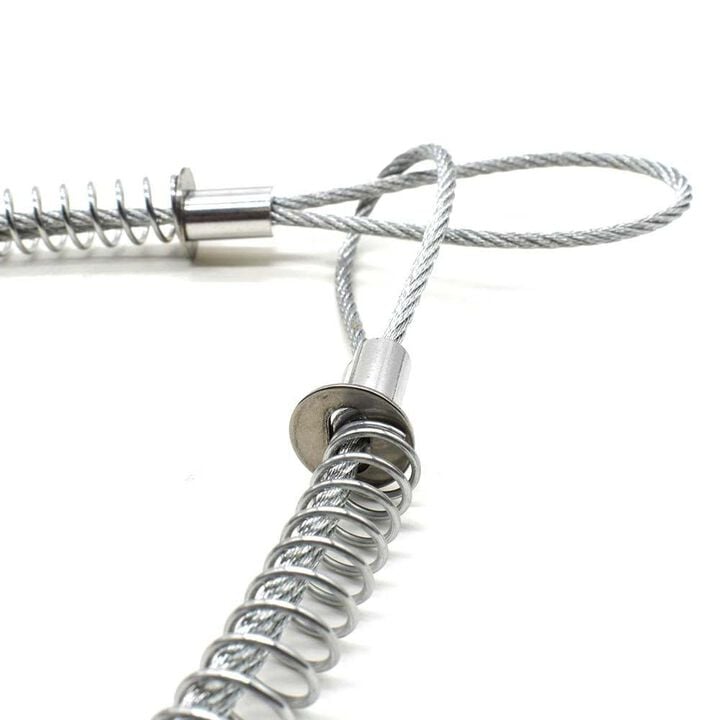 Interstate Pneumatics 1/8 Inch x 20-1/4 Inch Jack Hammer Hose Safety Cable Whip, large image number 2