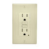 Leviton SmartlockPro AFCI/GFCI Outlet 15A 125V Duplex Light Almond, small image number 1