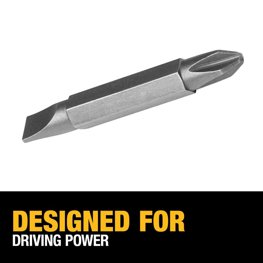 DEWALT #2 Phillips #8 Slotted Double Ended Bit, large image number 3