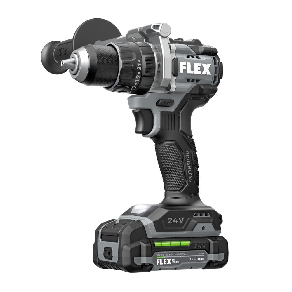 FLEX 1/2 Inch 2-Speed Hammer Drill Kit, large image number 2