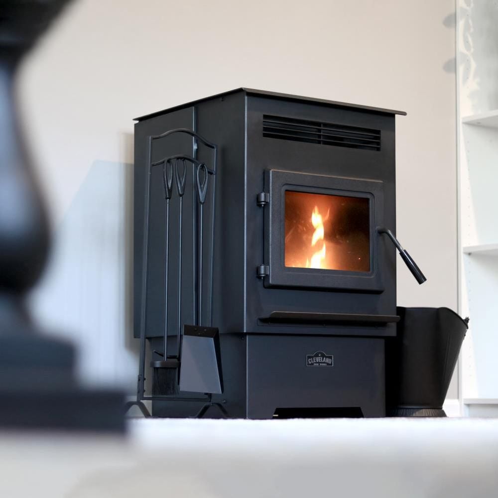 Cleveland Iron Works No.200 Medium EPA Approved High-Efficiency Pellet Stove with Smart Home Technology Heats 1200 Sq Ft Area, large image number 3