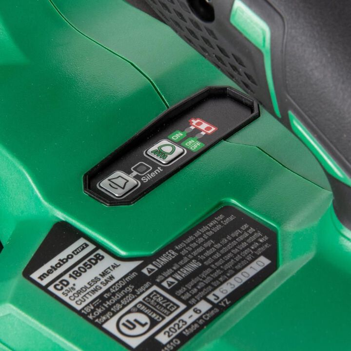 Metabo HPT 18V MultiVolt 5-3/8 to 5-7/8 Inch Cordless Metal Cutting Circular Saw Kit, large image number 7