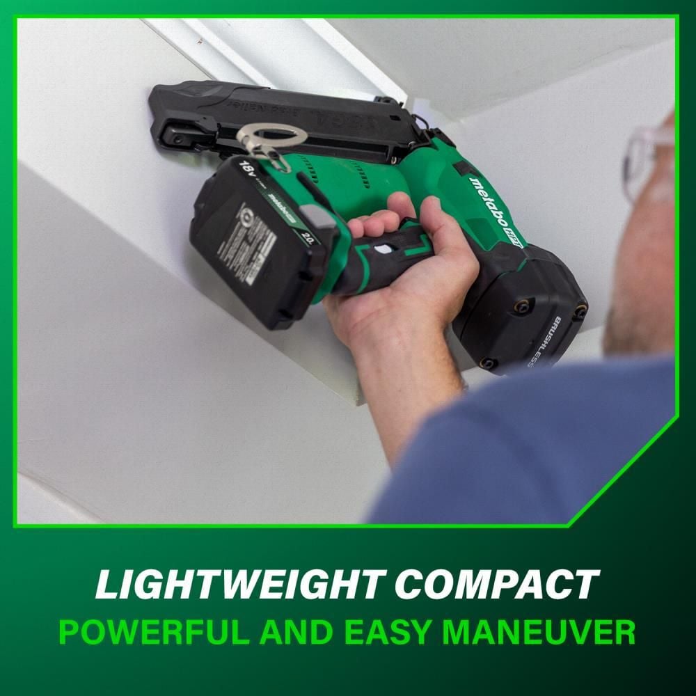 Metabo HPT 18V Brad Nailer Compact 18 Gauge Cordless Kit 2Ah, large image number 9
