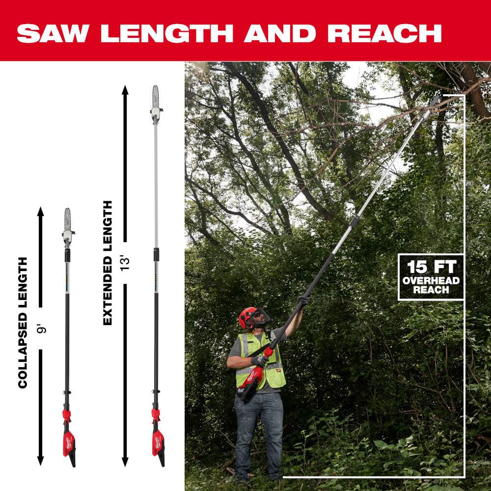 Milwaukee cordless top pole saw