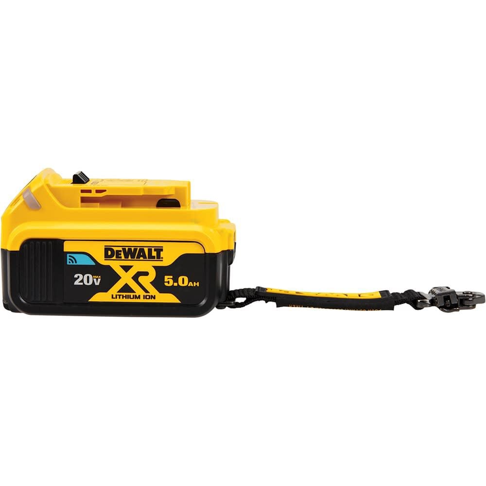DEWALT 20V MAX 20V 5Ah Lithium Ion Lanyard Ready Power Tool Battery Pack with Fuel Indicator – DCB205BTLR