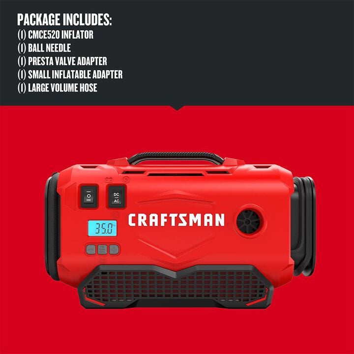 CRAFTSMAN V20* Cordless Inflator (Bare Tool), large image number 2