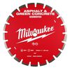 Milwaukee 14 Inch Segmented Rim Diamond Blade for Asphalt and Green Concrete, small image number 1