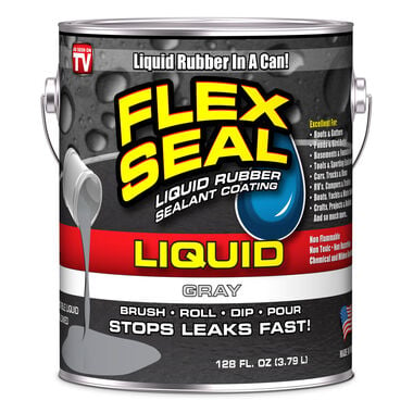 Flex Seal 1 Gallon Liquid Rubber Sealant - Gray