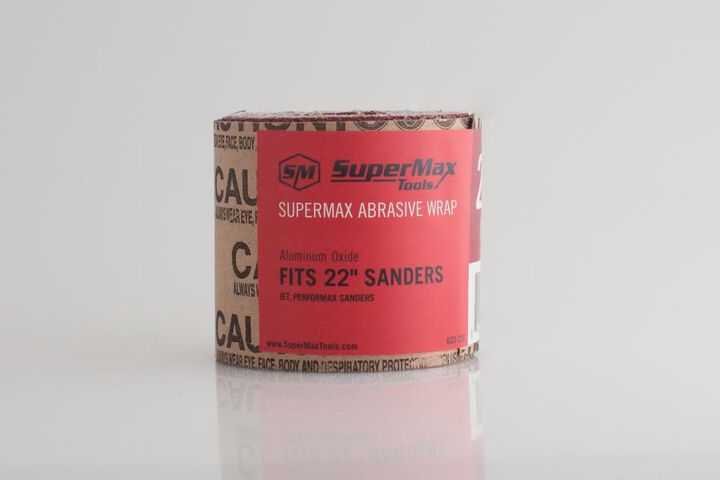 Supermax Tools 120-Grit Individual Sandpaper Wrap for the 22 In. Drum Sander