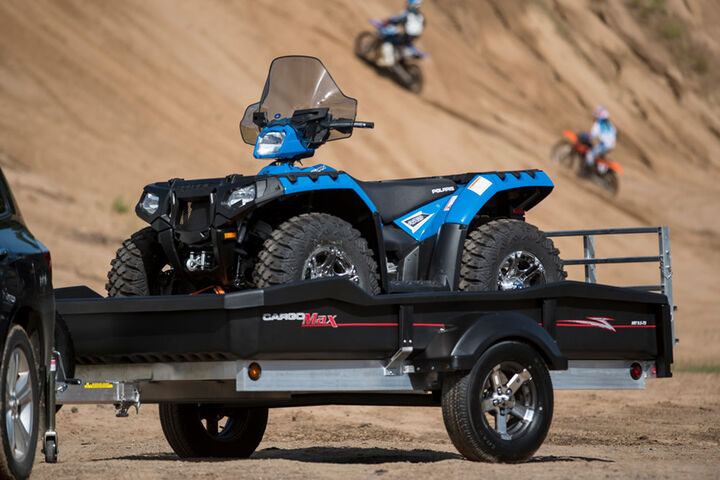 Cargomax XRT 9.5-73 2380 lbs Utility Trailer with 14 in. Tires Mag Rims and Bi-fold Ramp, large image number 1