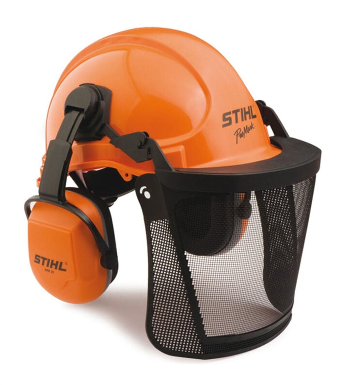 Stihl Pro Mark Orange Helmet System, large image number 3