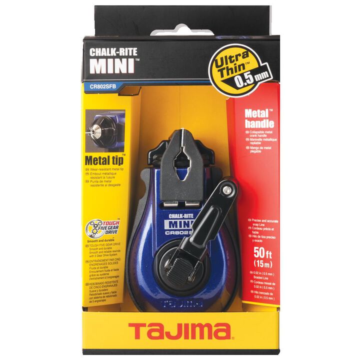 Tajima Chalk-Rite MINI Ultra-Thin 0.5mm Chalk Snap-Line
