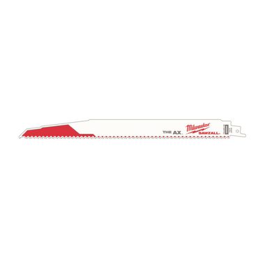 Milwaukee 12 in. 5 TPI The Ax SAWZALL Blade 5PK, large image number 0