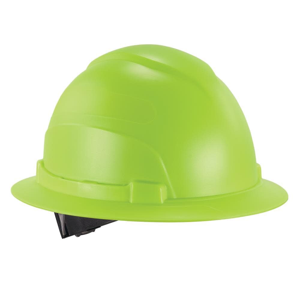 Ergodyne Skullerz 8969 Lime Lightweight Full Brim Hard Hat Class E – 60232