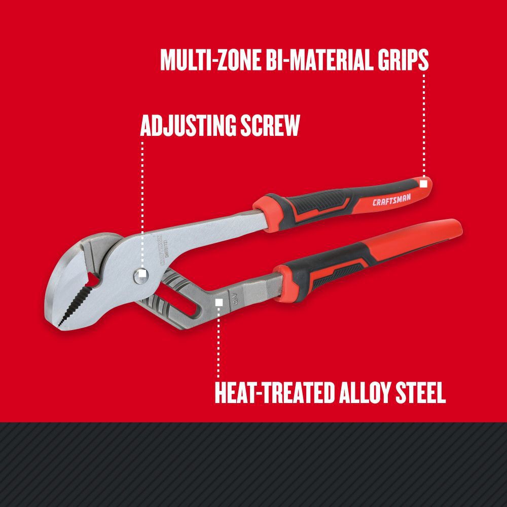 CRAFTSMAN 12-in Groove Joint Pliers, large image number 2