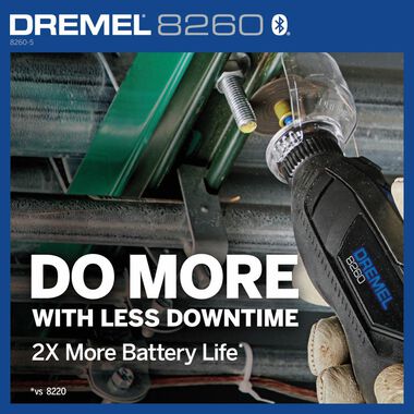 Testing the battery life on the NEW Cordless, Brushless Dremel 8260. 