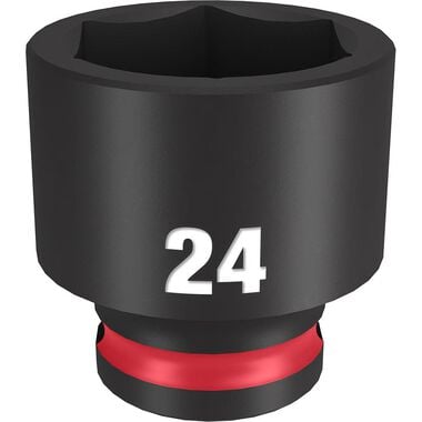 Milwaukee Impact Socket 3/8in Drive 24mm Standard 6 Point