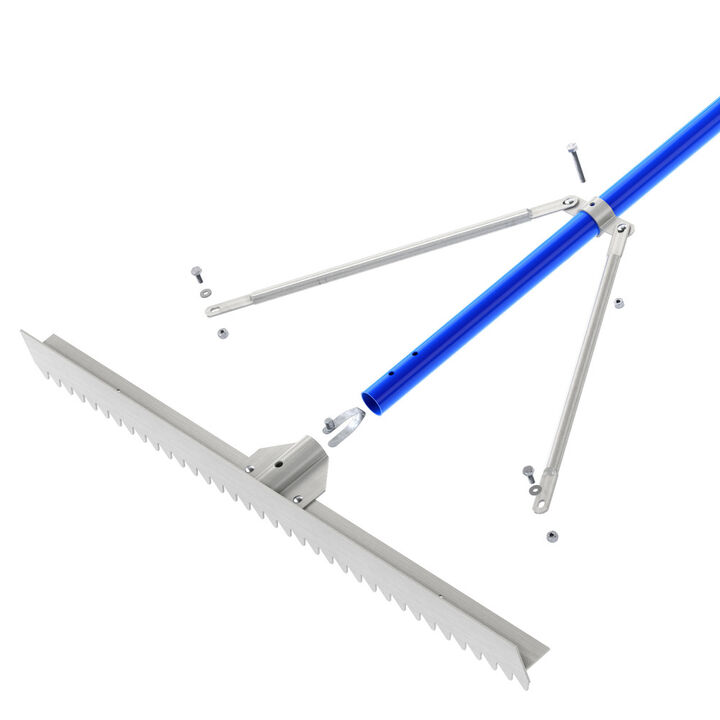 Bon Tool 36 Inch Base Rake with 6 Foot Snap Handle, large image number 1