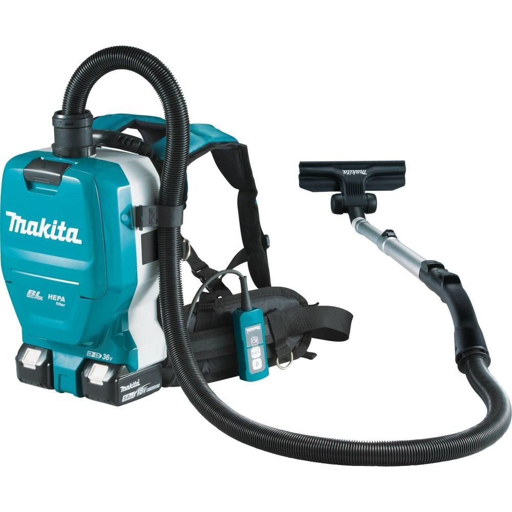 Makita 18V X2 (36V) LXT 1/2 Gallon HEPA Backpack Dry Vacuum Kit, large image number 17