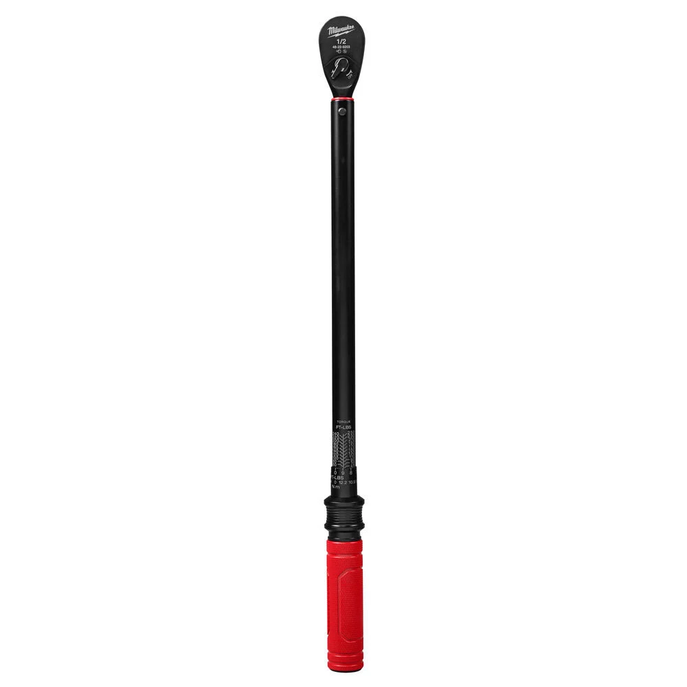 Milwaukee 1/2 Inch Drive Click Torque Wrench 50-250 Ft-Lbs, large image number 1