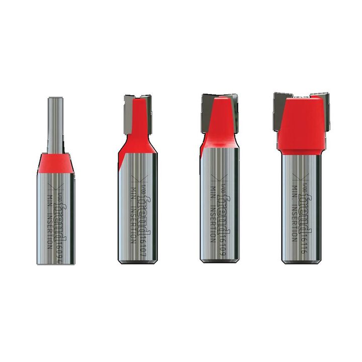 Freud 4 piece Undersized Plywood Bit Set (1/2 In. Shank), large image number 1