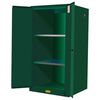 Justrite 60 Gallon Green Steel Manual Close Pesticides Safety Cabinet, small image number 1