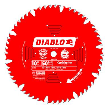 Diablo Tools 10 In. x 50 Tooth Combination Circular Saw Blade, large image number 0