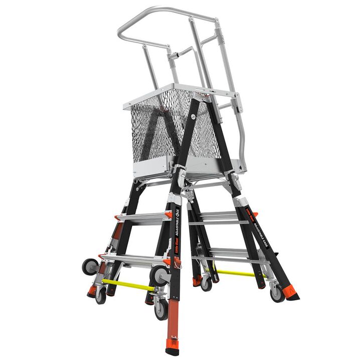 Little Giant Safety Cage Model IAA FG with Wheel Lift and Ratchet Levelers, large image number 1