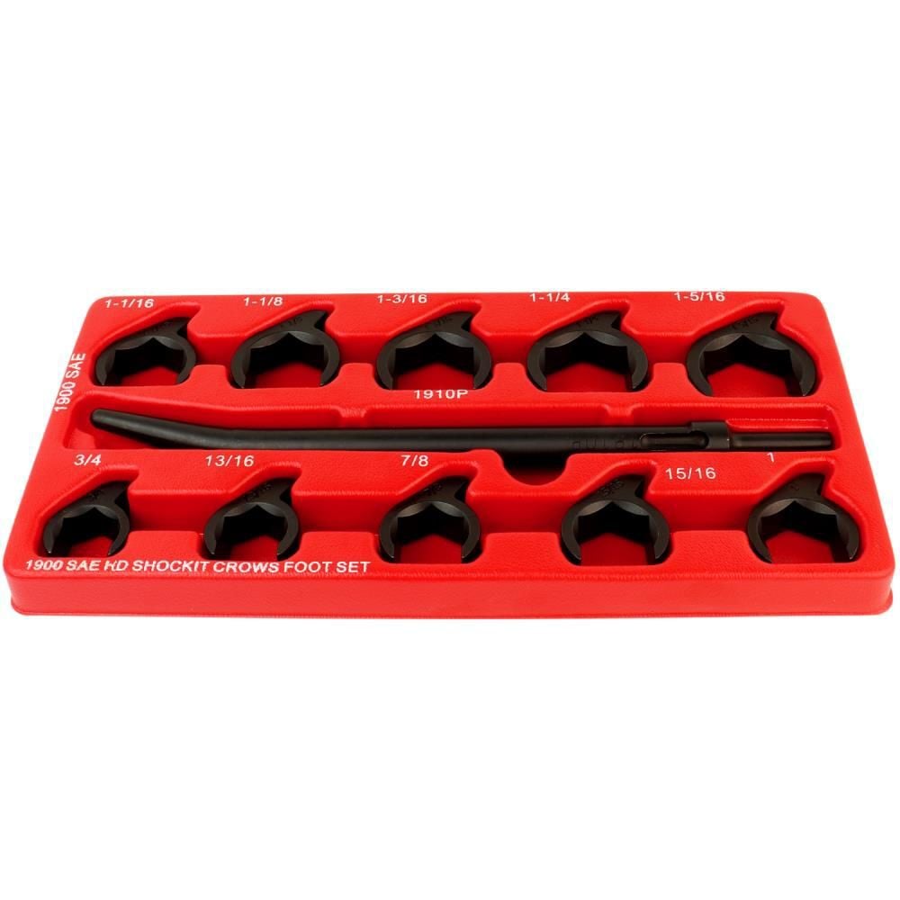 Milton SAE Shockit Crows Foot Set 10pc, large image number 2