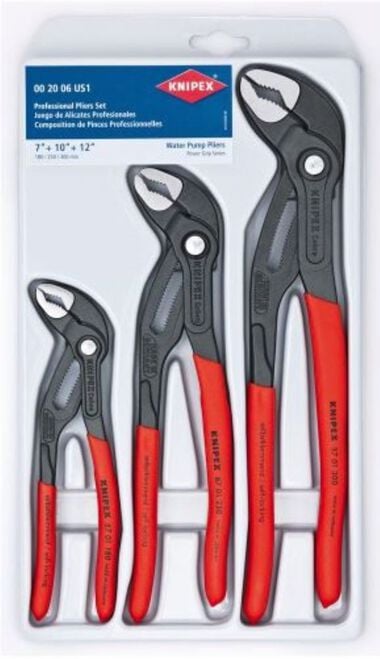 Knipex Cobra High Tech Water Pump Pliers Set 3pc, large image number 3