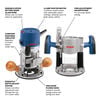 Bosch 2.25 HP Plunge and Fixed-Base Router Kit, small image number 2