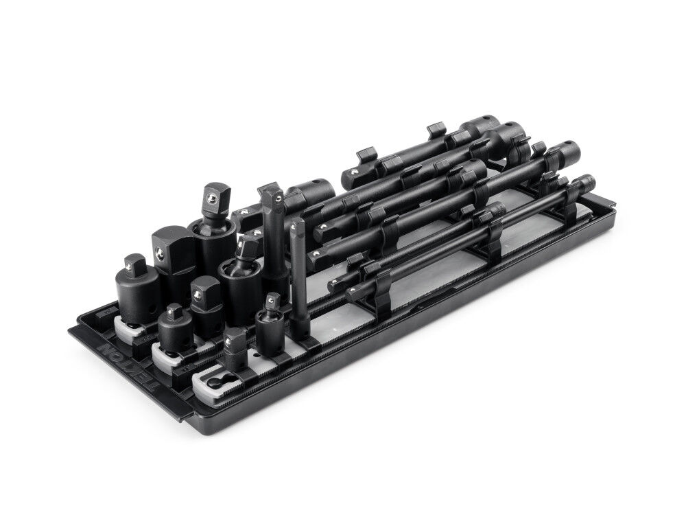 Tekton 1/4 3/8 1/2 Inch Impact Extension and Accessory Rails 17 Piece, large image number 2