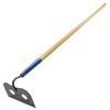 Kraft Tool Co 10 In. x 6 In. Heavy-Duty Mortar Hoe with 66 In. Wood Handle, small