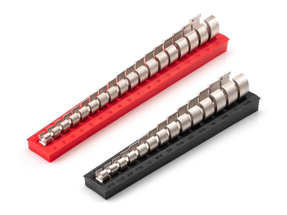 Tekton 3/8 in. 6-pt. Flare Nut Crowfoot Set, 5/16 - 1-1/16 in., 8-27 mm, large image number 1