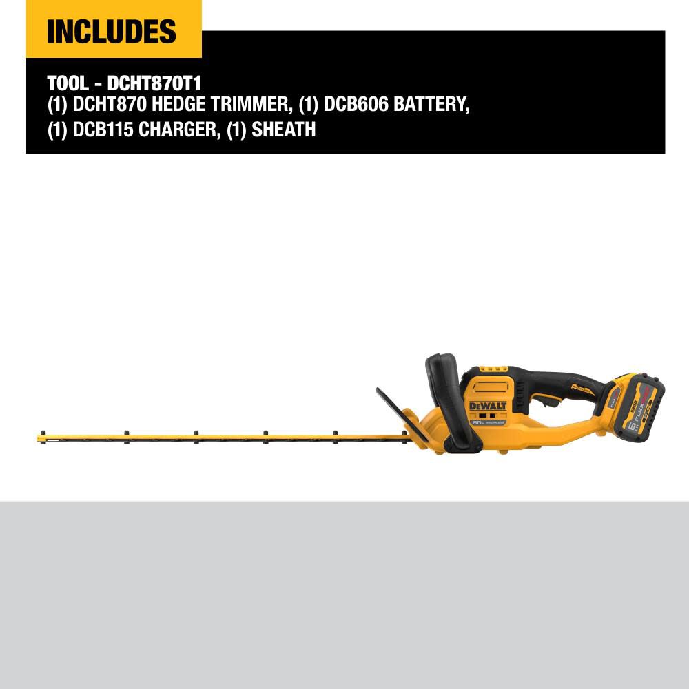 Dewalt hedge sale trimmer battery