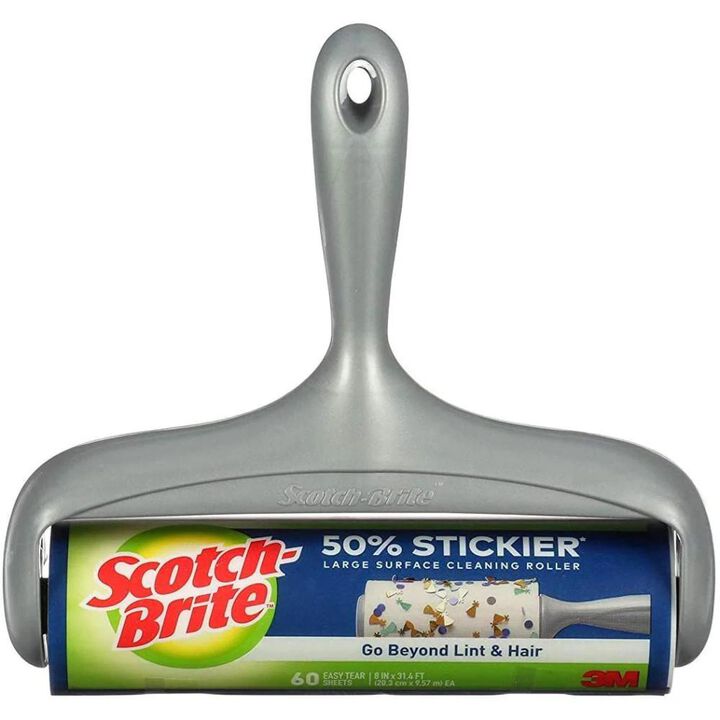3M Scotch Brite 8in 50% Stickier Large Surface Lint Roller
