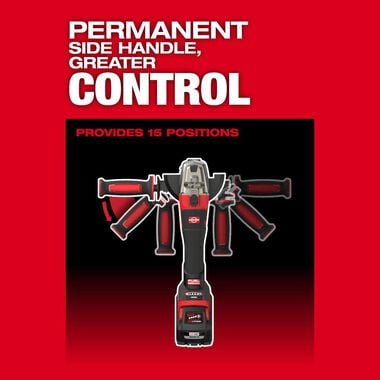 Milwaukee M18 FUEL 4-1/2 in / 5 in Dual-Trigger Braking Grinder (Bare Tool), large image number 4